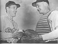 Bob Feller and Walker Cooper